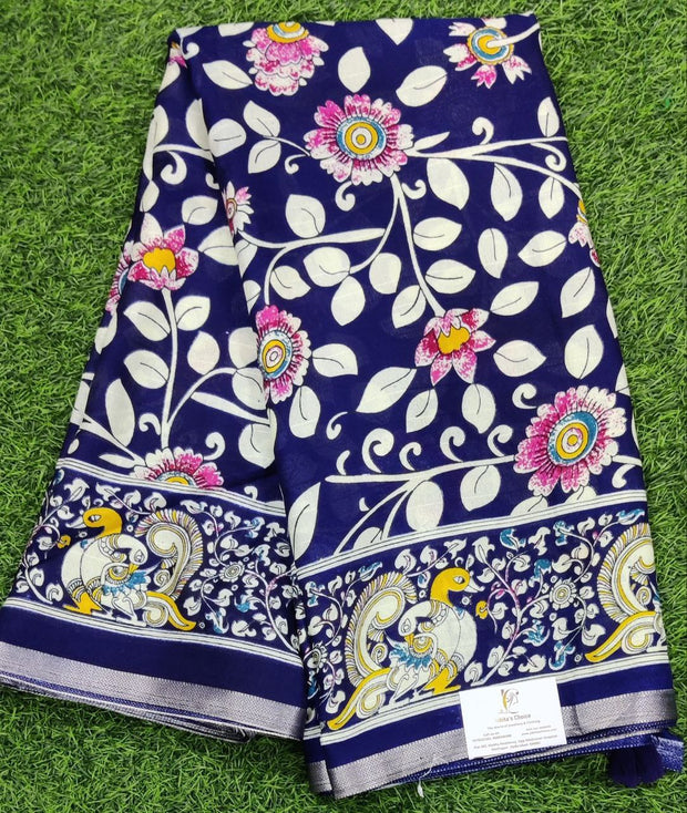 Blue Mysore Crepe 5 C5-9