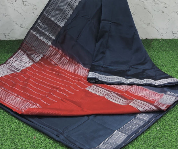 Peacock Blue Mangalgiri Pattu 15 D5-6