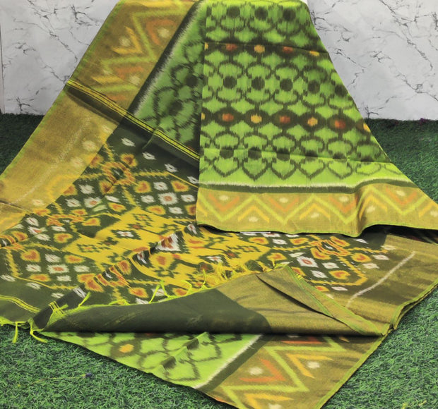 Light Green Seiko Ikkat 31 J5-15