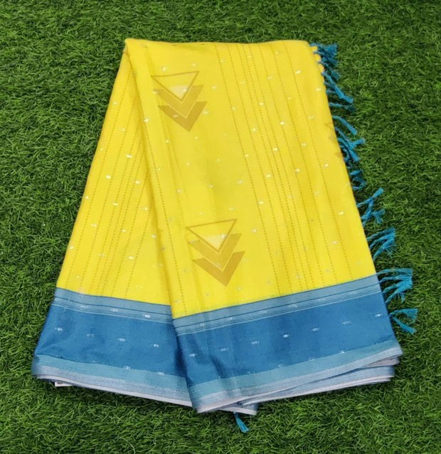 Yellow Khadi Silk 14 C5-6E