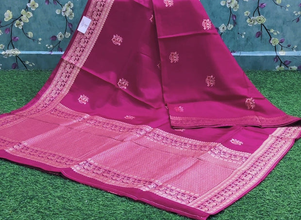 Rani Pink Mulberry Pattu 8 J4-7
