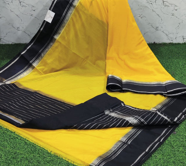 Yellow Mysore Crepe 17 D5-5