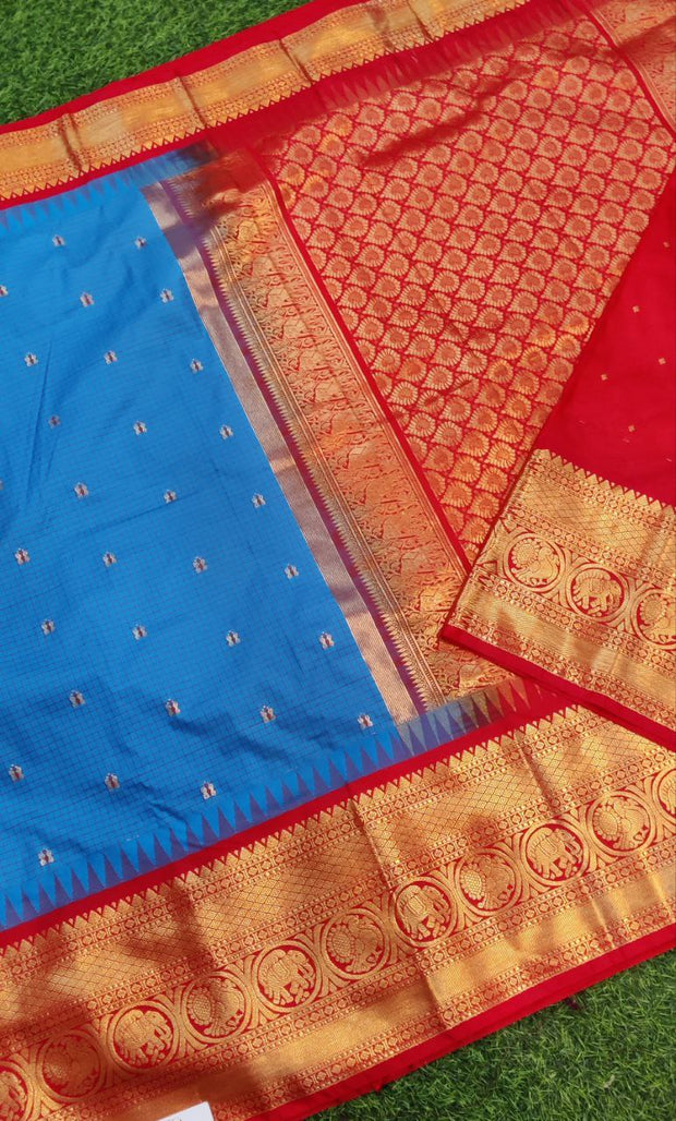 Robin Blue Gadwal Pattu 4 A5-11