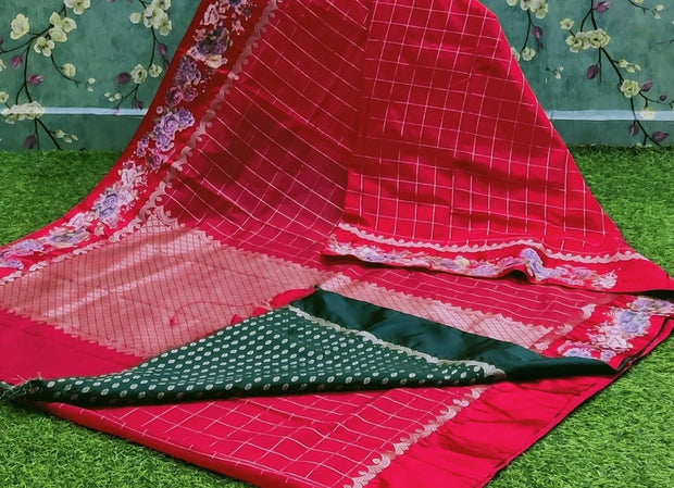 Red Vishnupuri Painting 27 K4-4