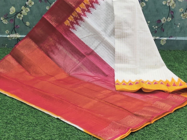 Cream-Yellow Kanchi Cotton J4-4