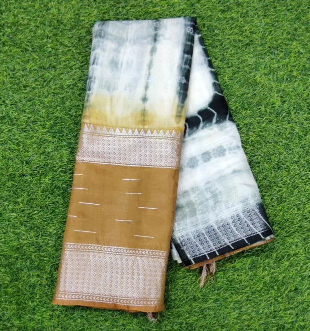 Mustard Handloom Shibori 6 C5-7E
