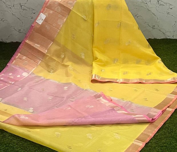 Yellow Manipuri Silk 8 H5-8