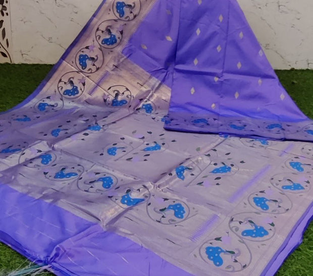 Lavender Paithani Banara Pattu 23 L4-6