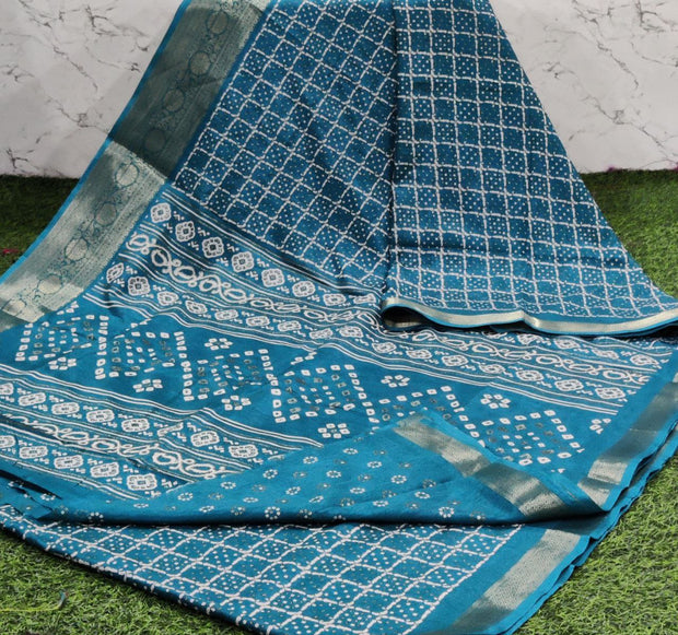 Blue Patola Silk 12 J5-10