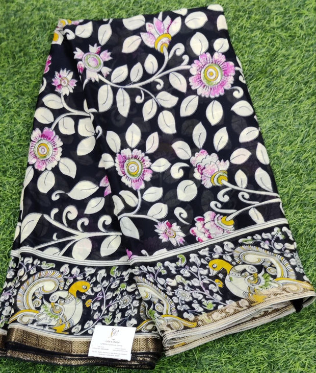 Black Mysore Crepe 5 C5-8