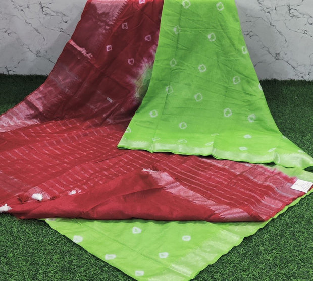 Pista Green Mangalgiri Bandhini 25 D5-3