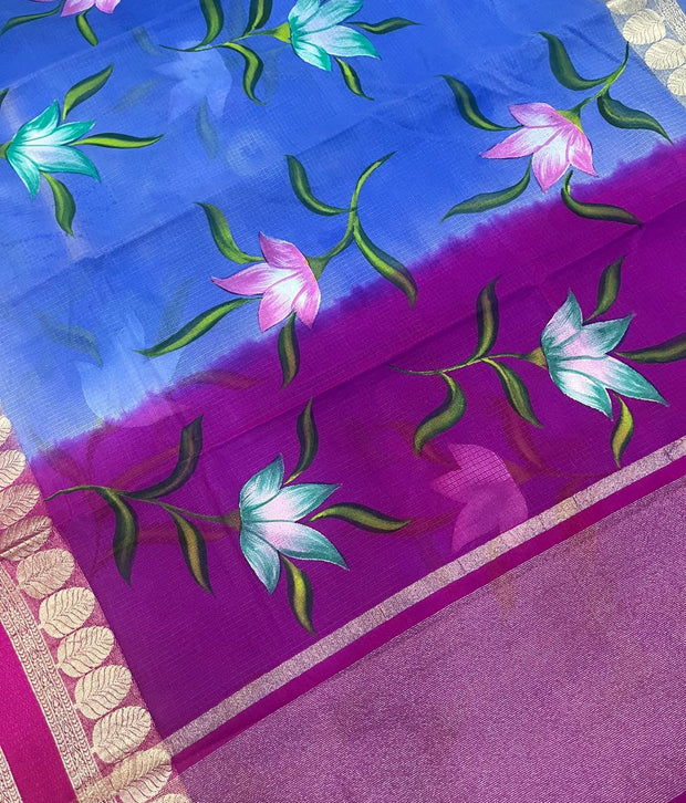 Blue Hand Painted Kota 25 L4-16