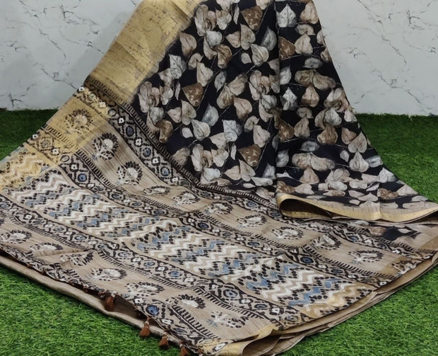 Beige Floral Digital 19 A5-12