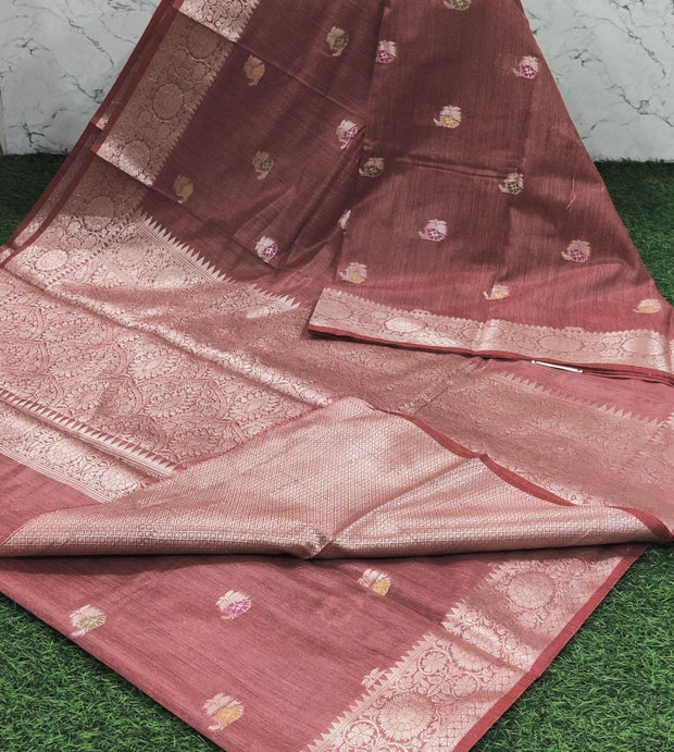 Orange Jute Pattu 17 C5-4