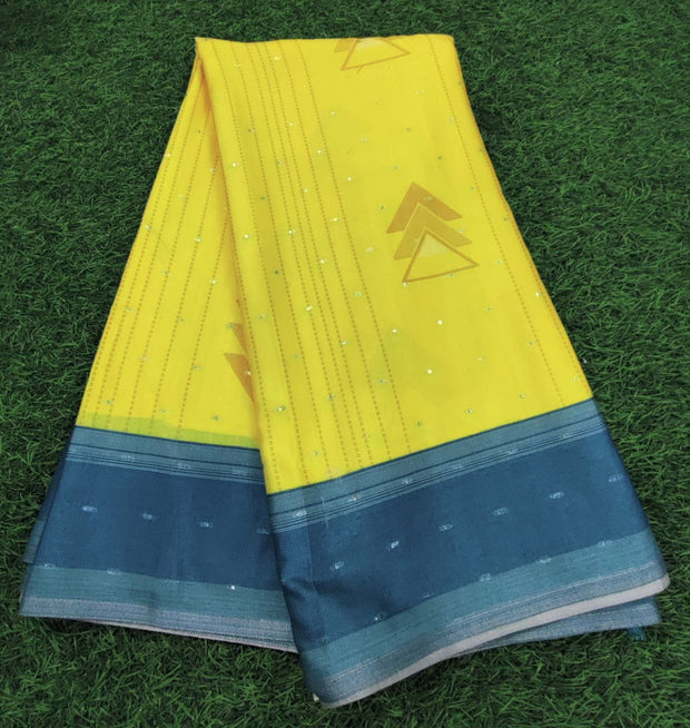 Yellow khadi silk 25 J5 4E