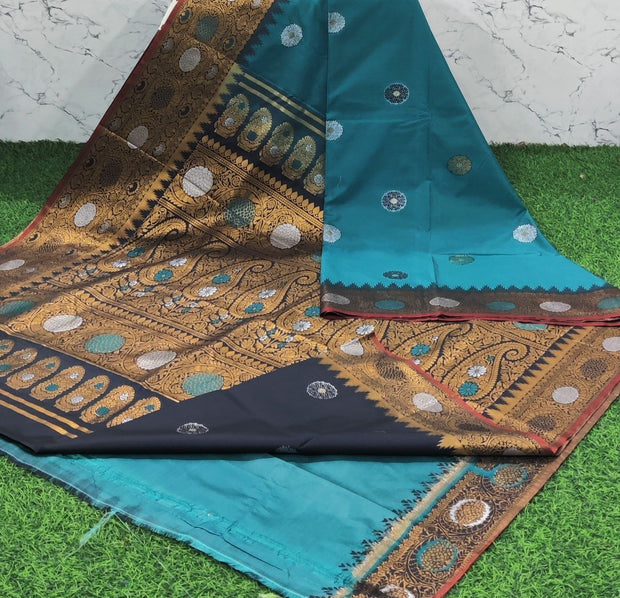 Peacock Blue LW Kanchi Pattu 30 D5-9