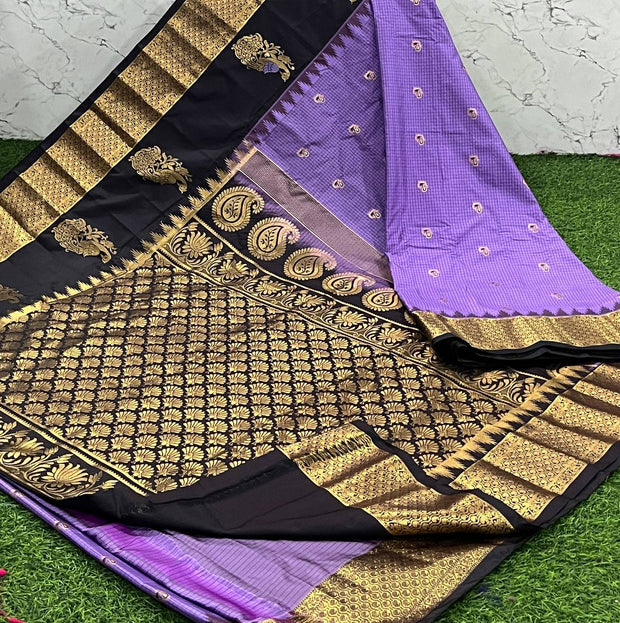 Lavender Handloom Gadwal 17 J5-6
