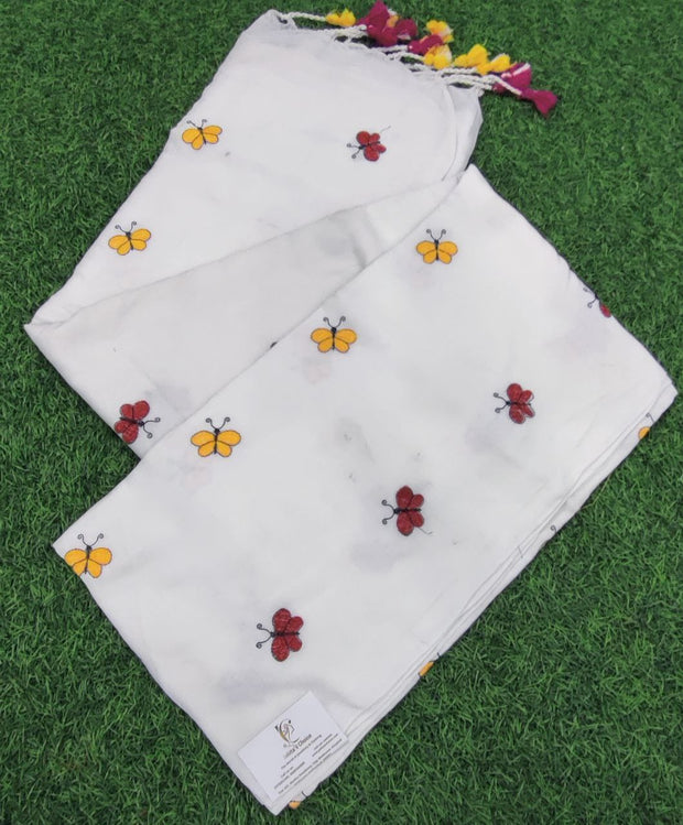 White Linen Cotton 23 E5-7E