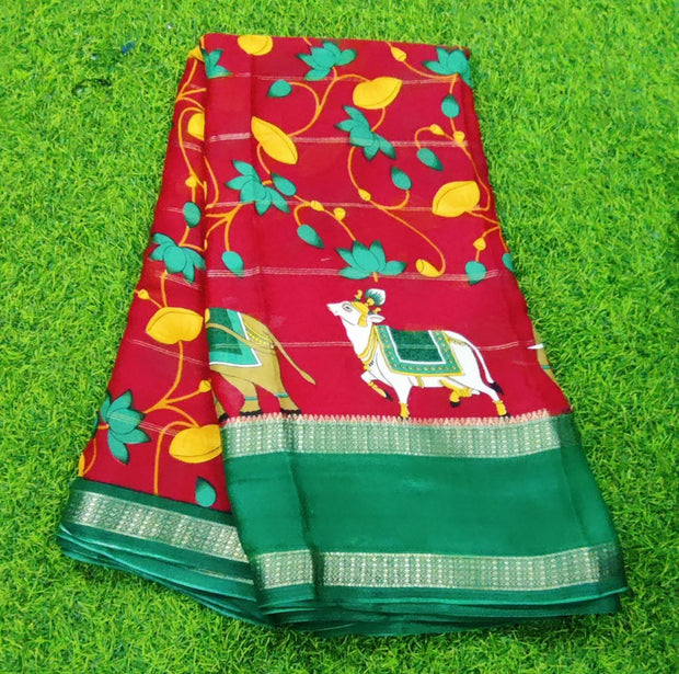 Red Pichwai Bela 19 D5-4E