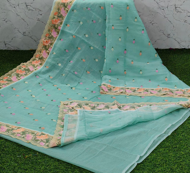 Lux green kota embroidery 30 J5 6