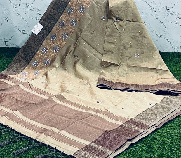 Beige Raw Silk 14 L4-9