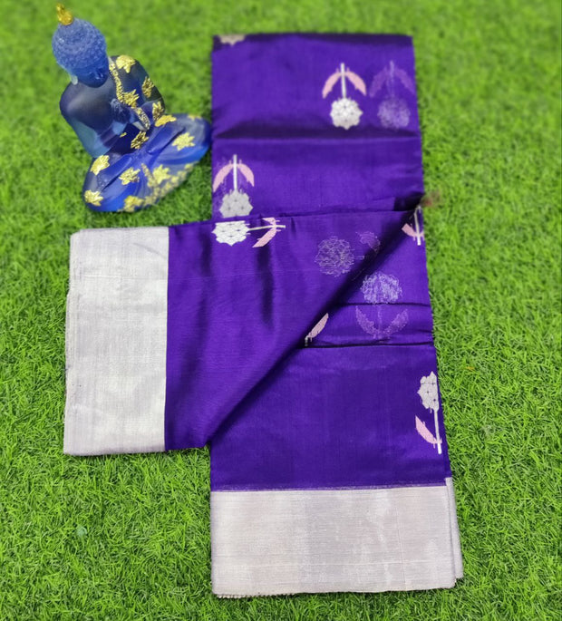 Purple Chanderi Pattu 3 E5-1
