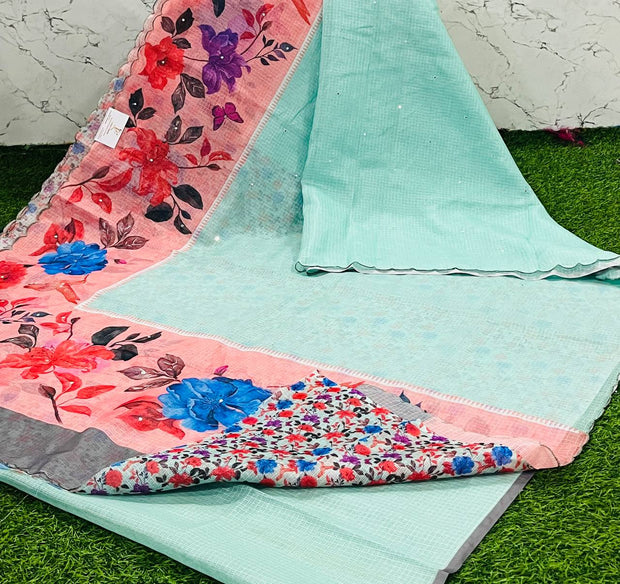 Lux Green Silk Kota 30 I5-10