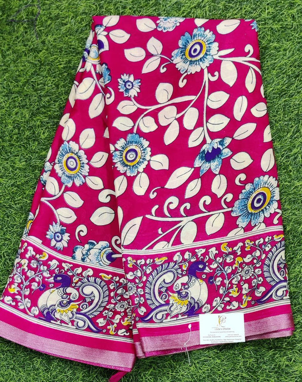 Tomato Pink Mysore Crepe 5 C5-10