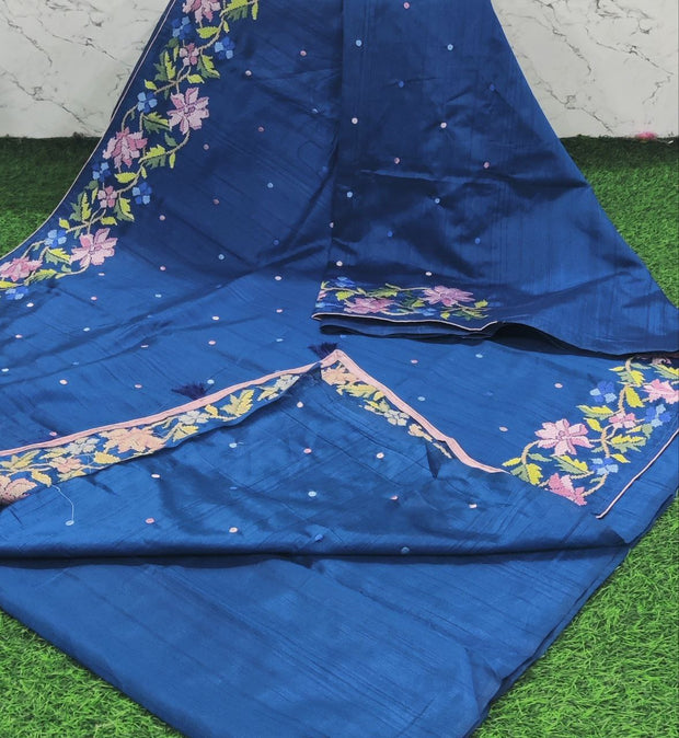 Blue Matka Tussar 13 C5-10