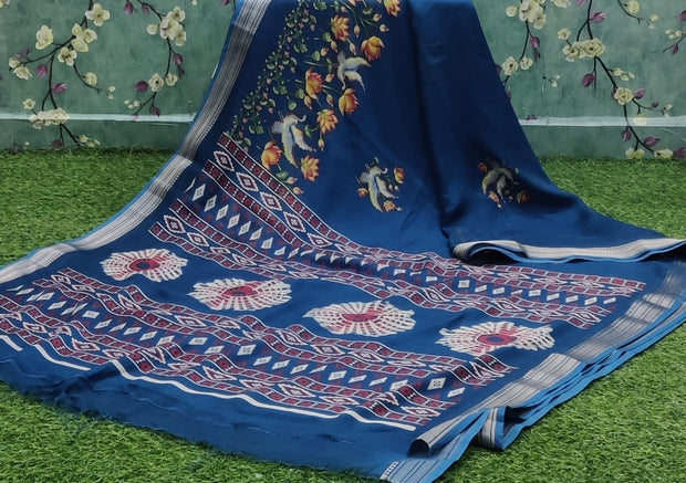 Peacock Blue Lakshmipati Digital 5 K4-10