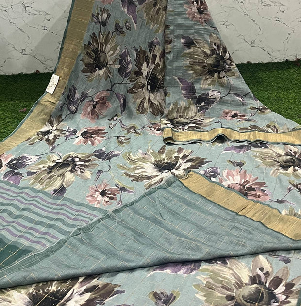 Green Malai Tussar 10 C5-7