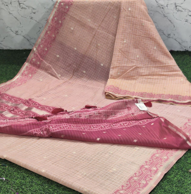 Peach jamdani 27 J5 7