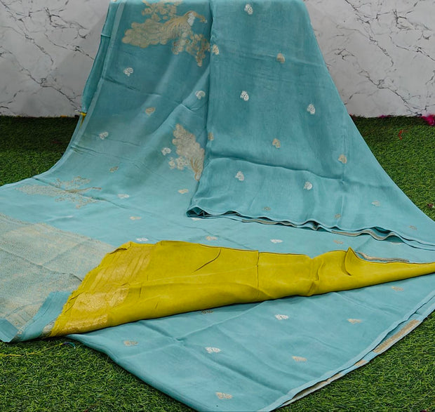 Greyish Blue Raw Mango 9 J5-4