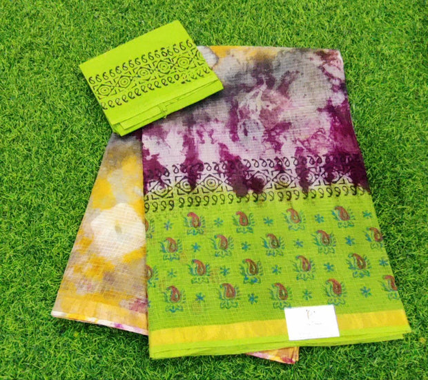 Green Pure Cotton Kota 21 D5-10