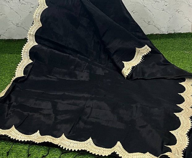 Black Linen Tissue 25 C5-10