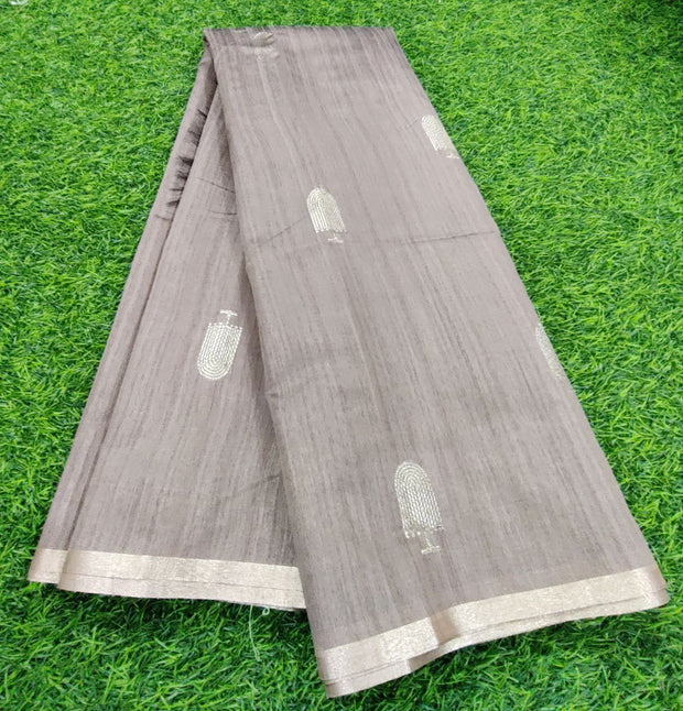Light brown tussar pattu 28 J5 4