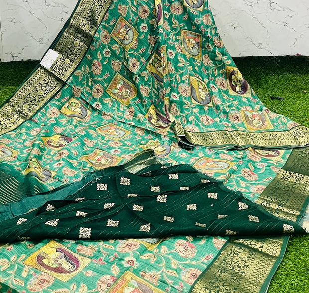 Lux Green Mysore Crepe 14 C5-11