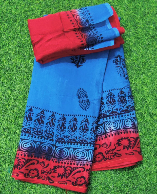 Blue & red soft silk 9 E5-10E
