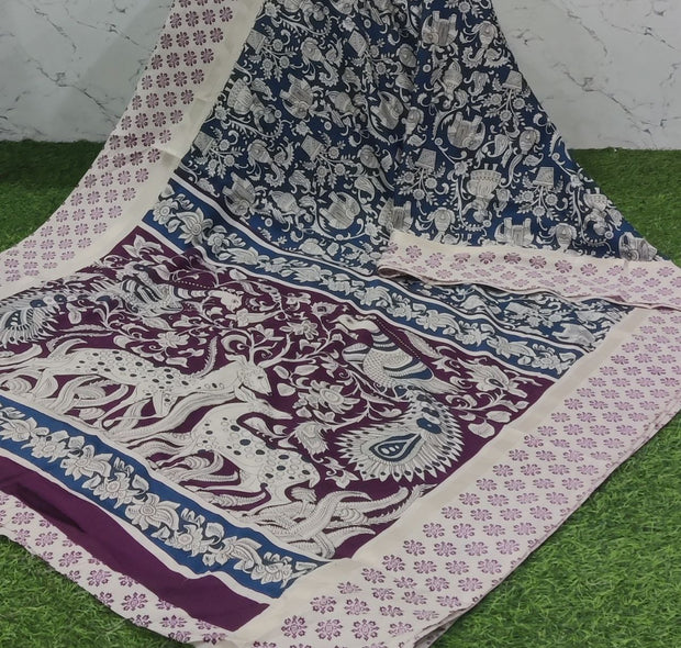 Blue Chinnor Kalamkari 17 L4-6