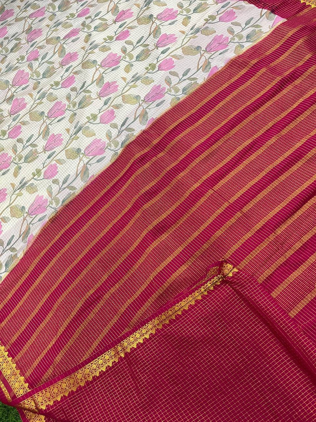 Cream Mysore Crepe 28 L4-3