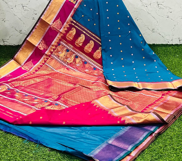 Blue Handloom Gadwal 11 H5-6