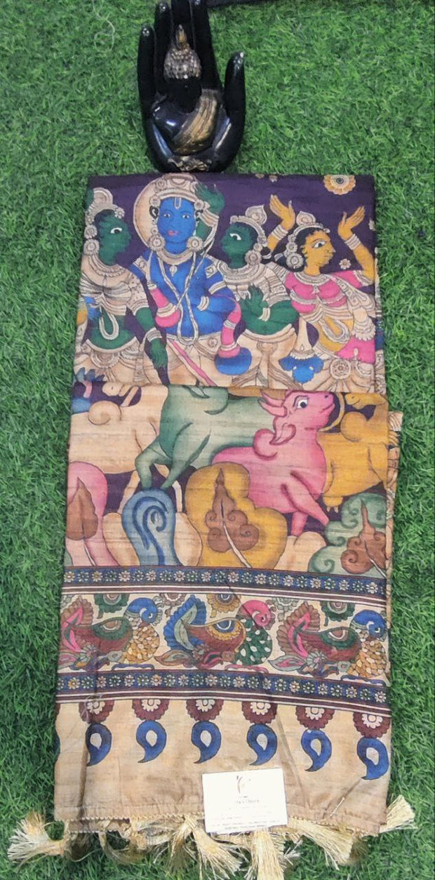 Blue Pen Kalamkari 15 L4-3