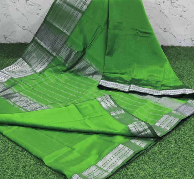 Green Mangalgiri Pattu 15 D5-10
