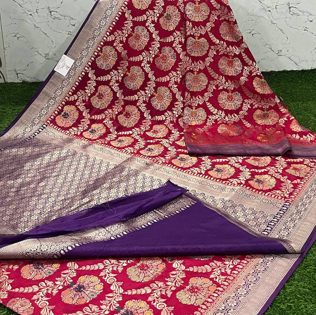 Tomato Pink Meena Banaras 29 I5-6