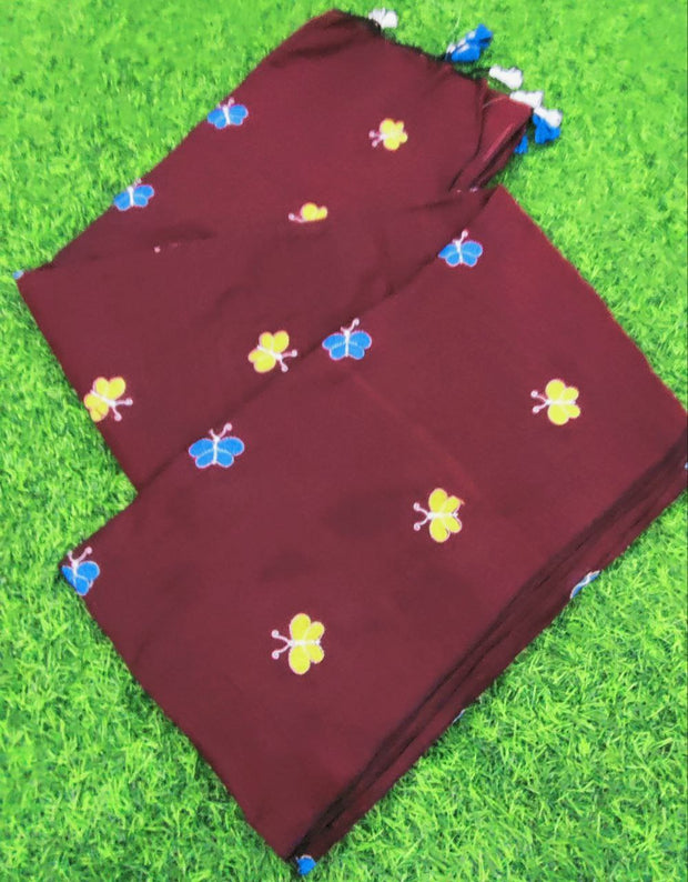Brown Linen Cotton 23 E5-2E