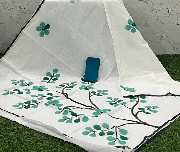 Rama Green Mulmul Cotton 27 G5-6