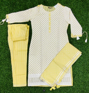 Light Yellow Cotton 24JR9 M,L,XL,XXL
