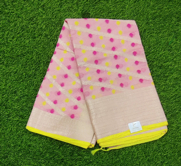 Chanderi Baby Pink