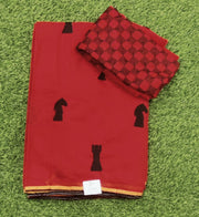 Chess Chanderi Red