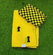 Chess Chanderi Yellow